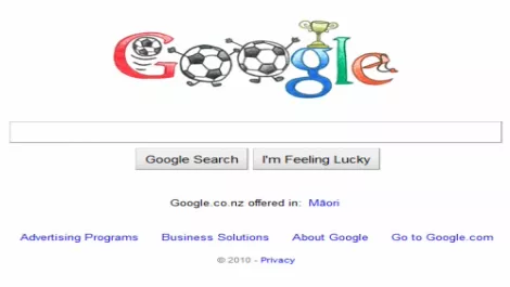 Kiwi World Cup Google doodle is live