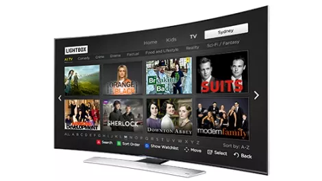 Lightbox launches Samsung Smart TV app