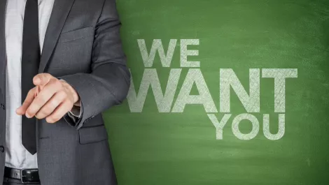 We want you
