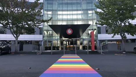 Vodafone rainbow crossing 1
