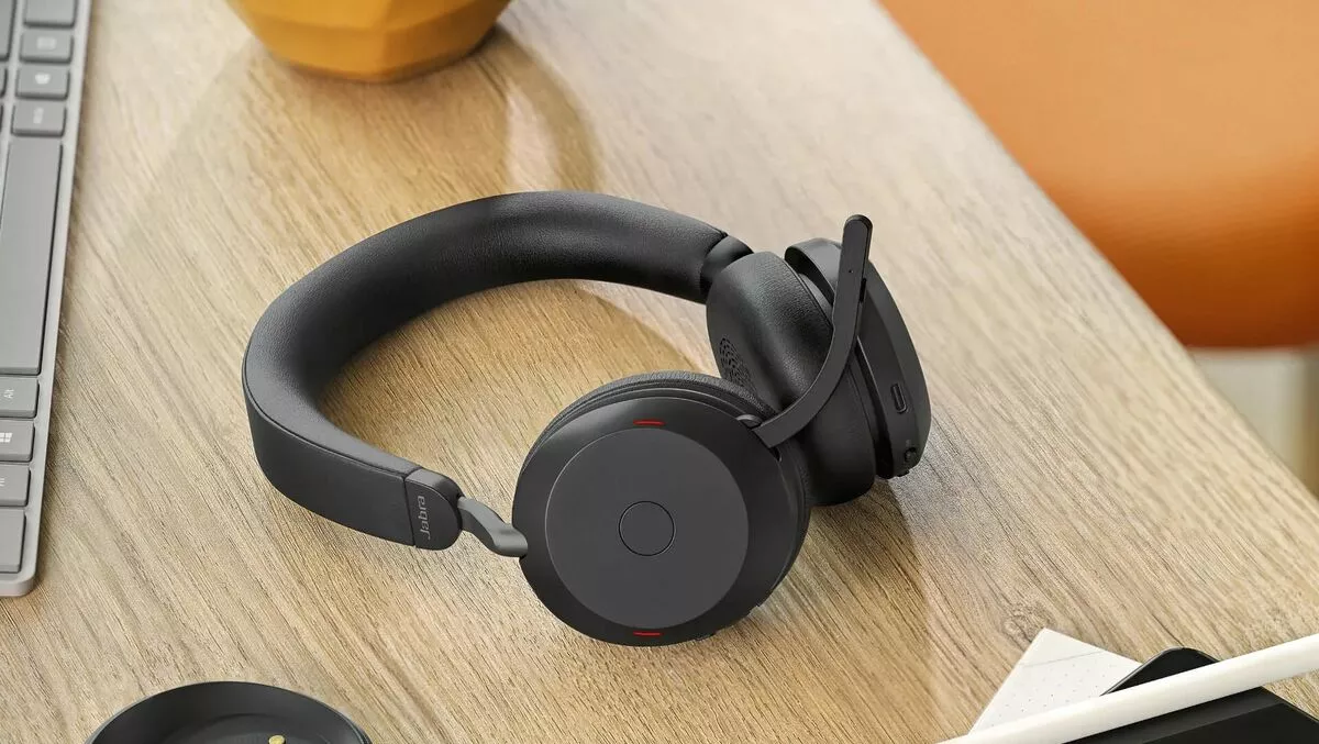 Jabra's Evolve2 75 headset is engineered for hybrid workplaces