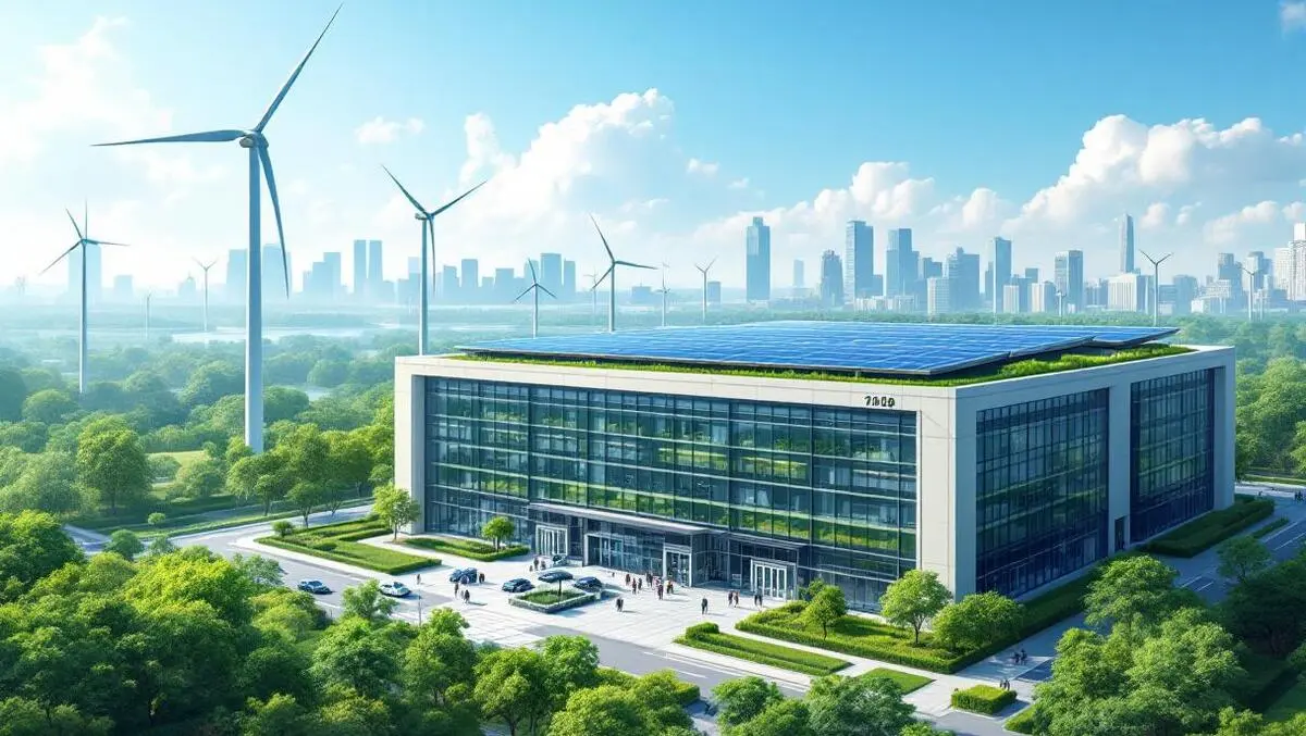 Singapore data center solar rooftop wind turbines green energy city