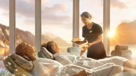 Fred olsen. campaign still image landscape spa  credits   nmatic.ai 