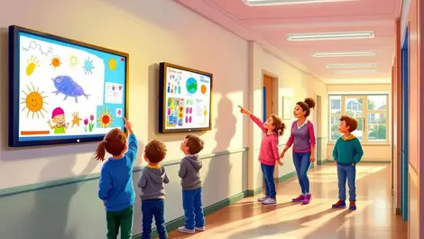 Cedar Lodge pupils thrive with TrilbyTV digital signage