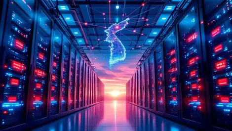 Cinematic korean data center amd servers cable peninsula map