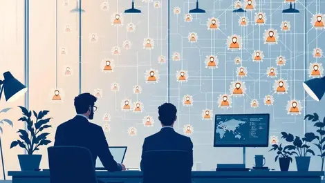 It security ops room analysts monitoring cloud map ai agent icons identity gaps