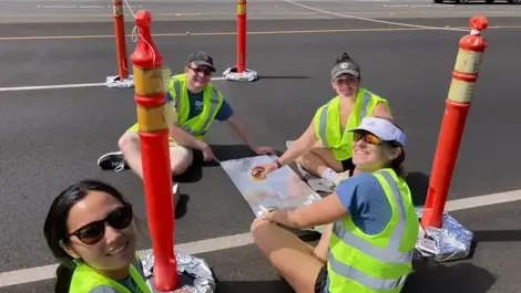Paving Hawaiian roads with recycled plastics and abandoned fishing nets